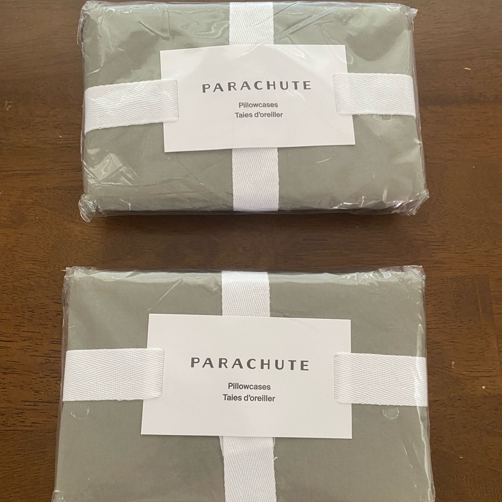 NWT Parachute Percale Pillowcase Set x 2 (Four Cases)